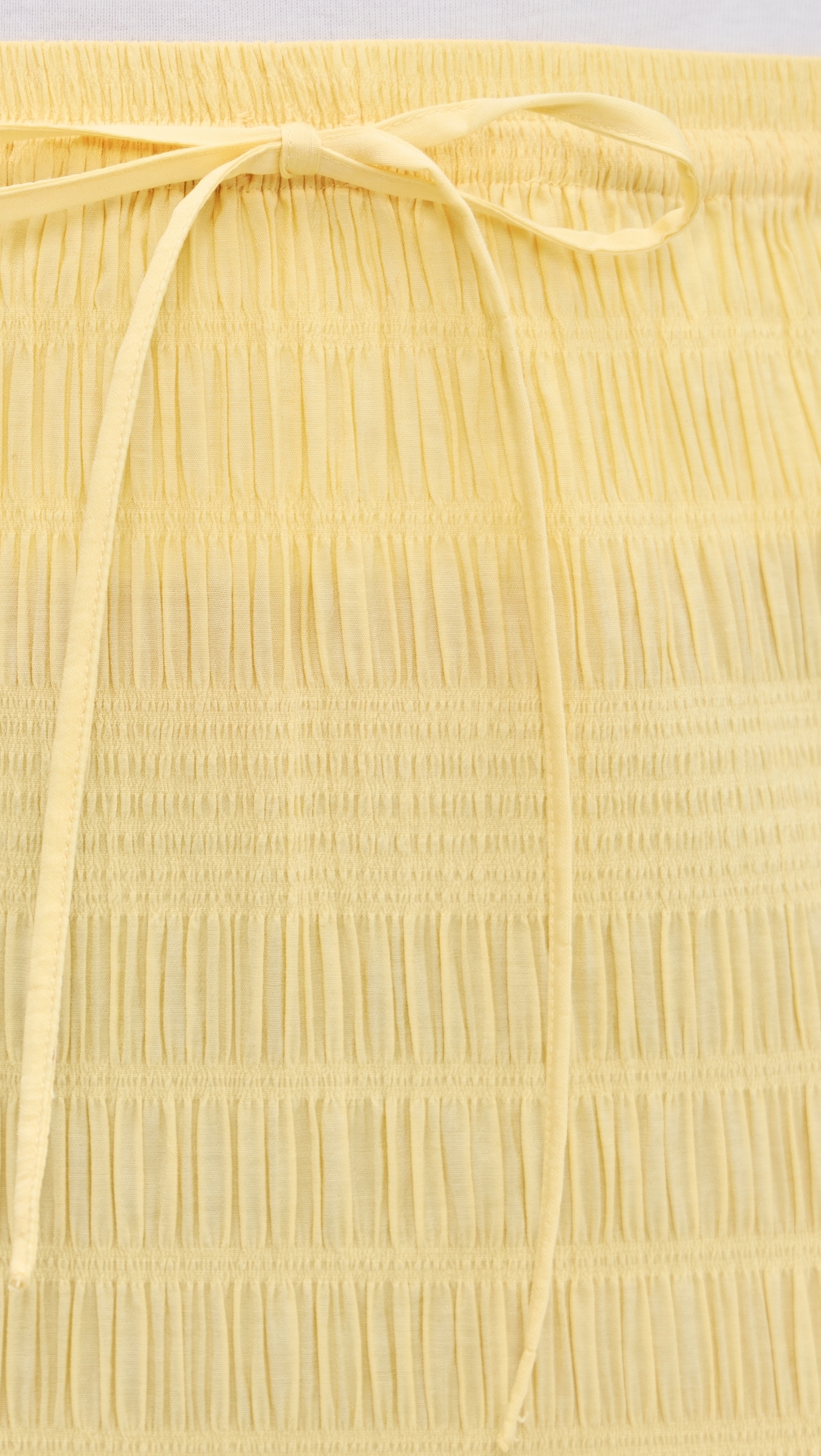 Mimi Smocked Skirt Banana Peel
