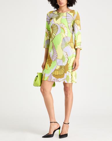 Woman Mini dress Light green Size M Viscose, Elastane