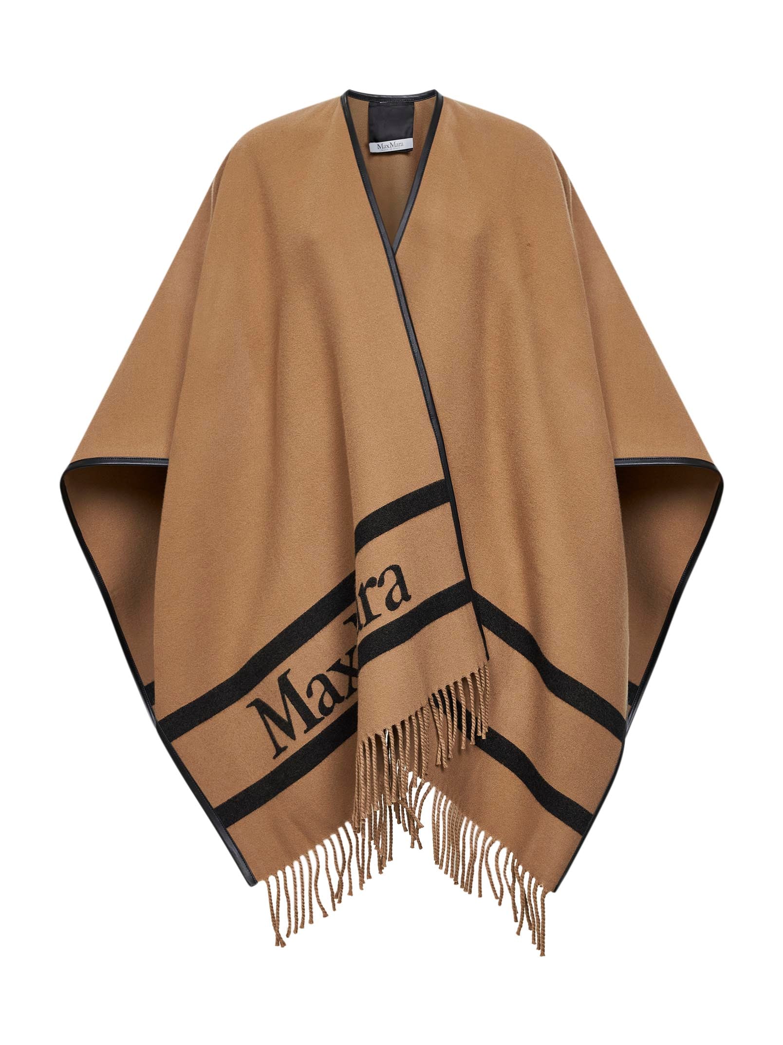 | Camel jacquard wool MXAARIS poncho |  | PZ