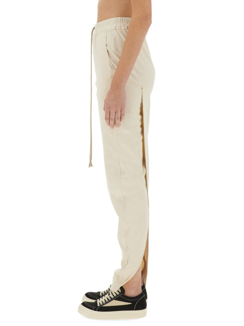 White Solid Maxi Skirt