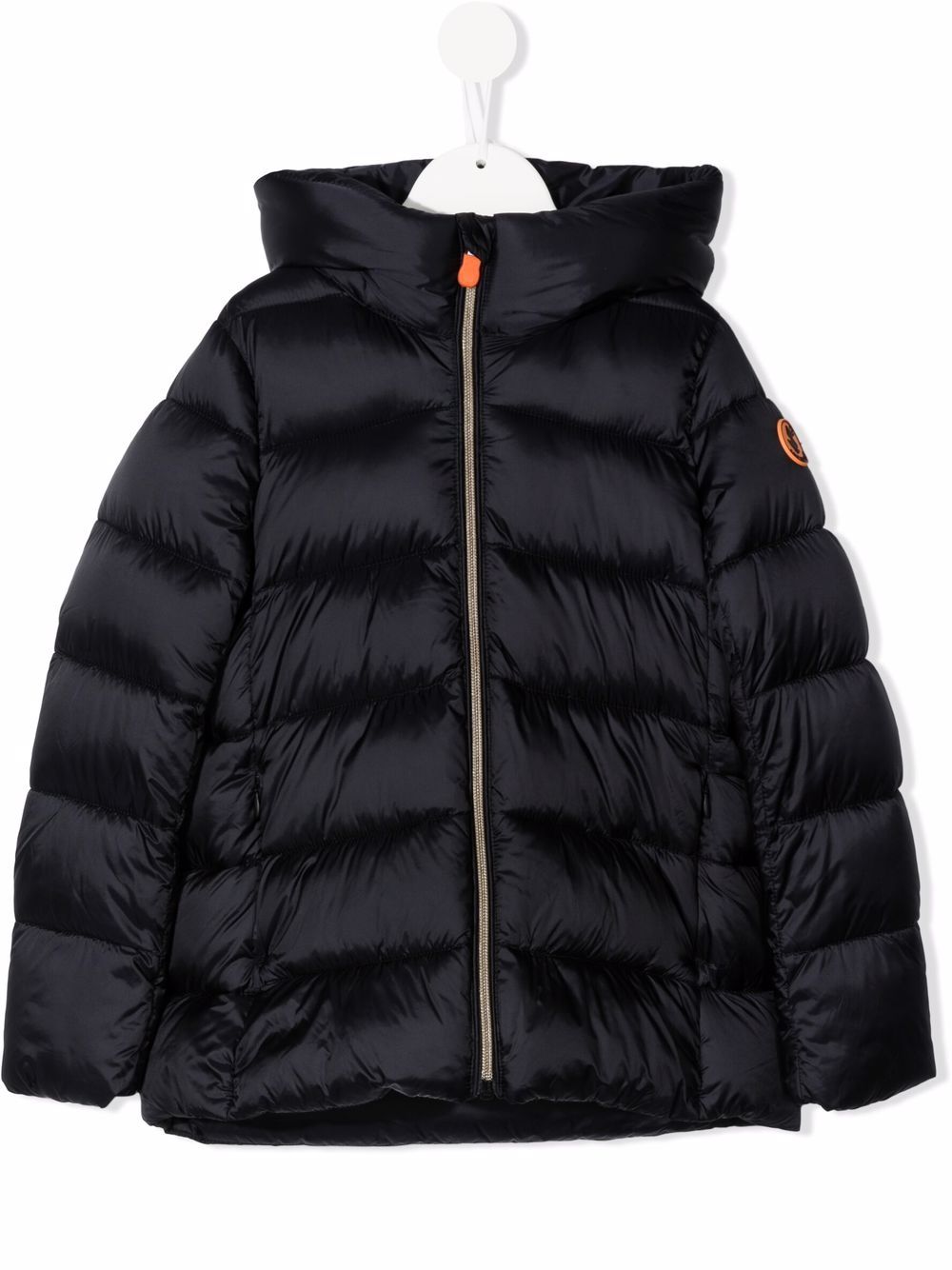 Hooded padded coat - Black
