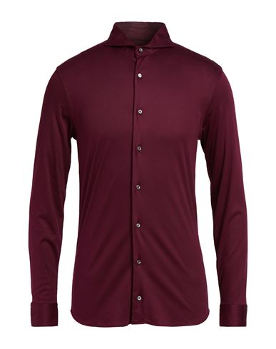 Man Shirt Plum Size M Cotton