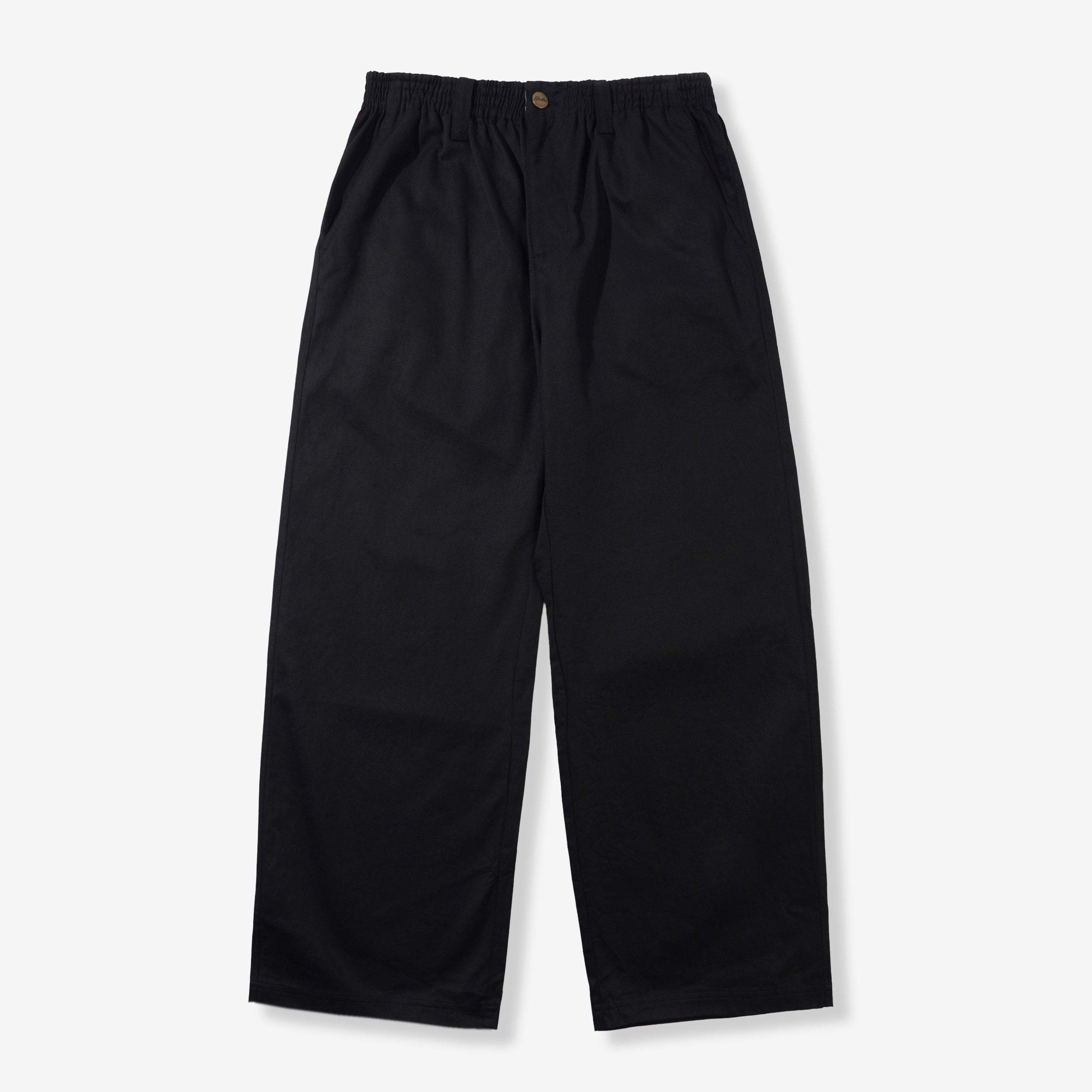 Butter Goods Wide Leg Pants - Black - unisex