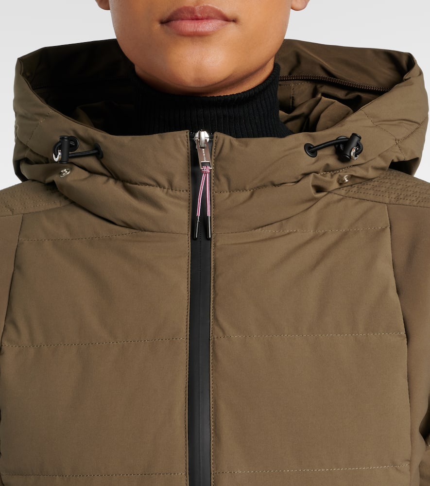 Doudoune 64cm belted down jacket