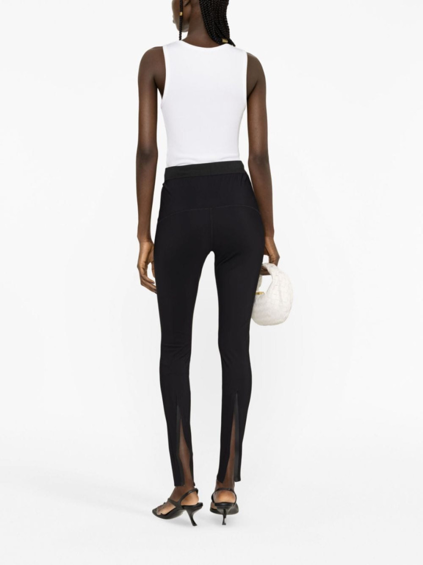 - High Waist Zipped Leggings