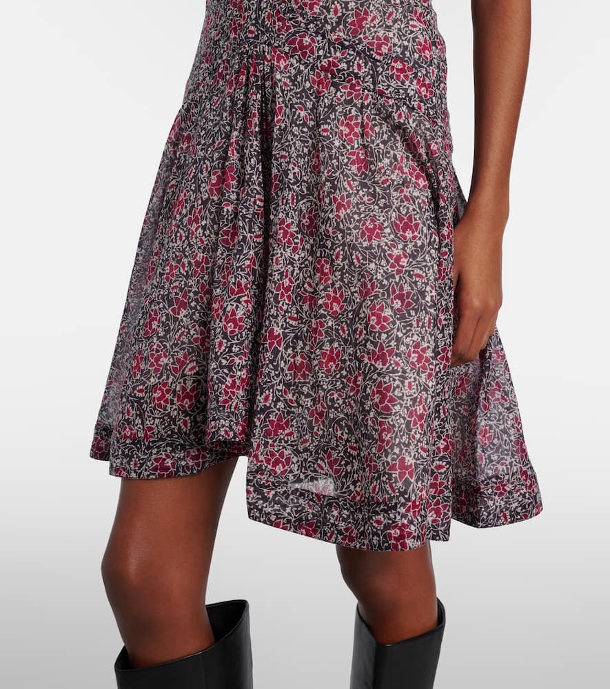 Danielle floral cotton voile minidress