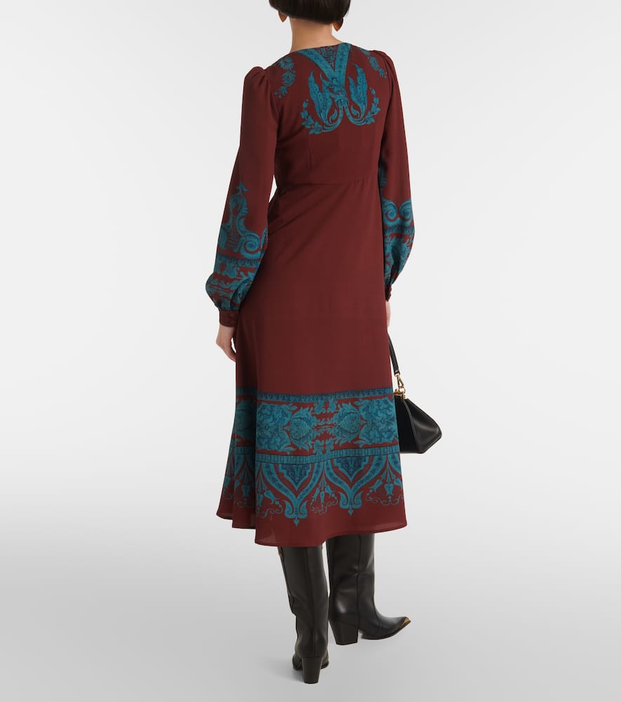 Printed midi dress