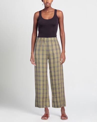 True Nyc Woman Pants Lime green Size 25 Linen