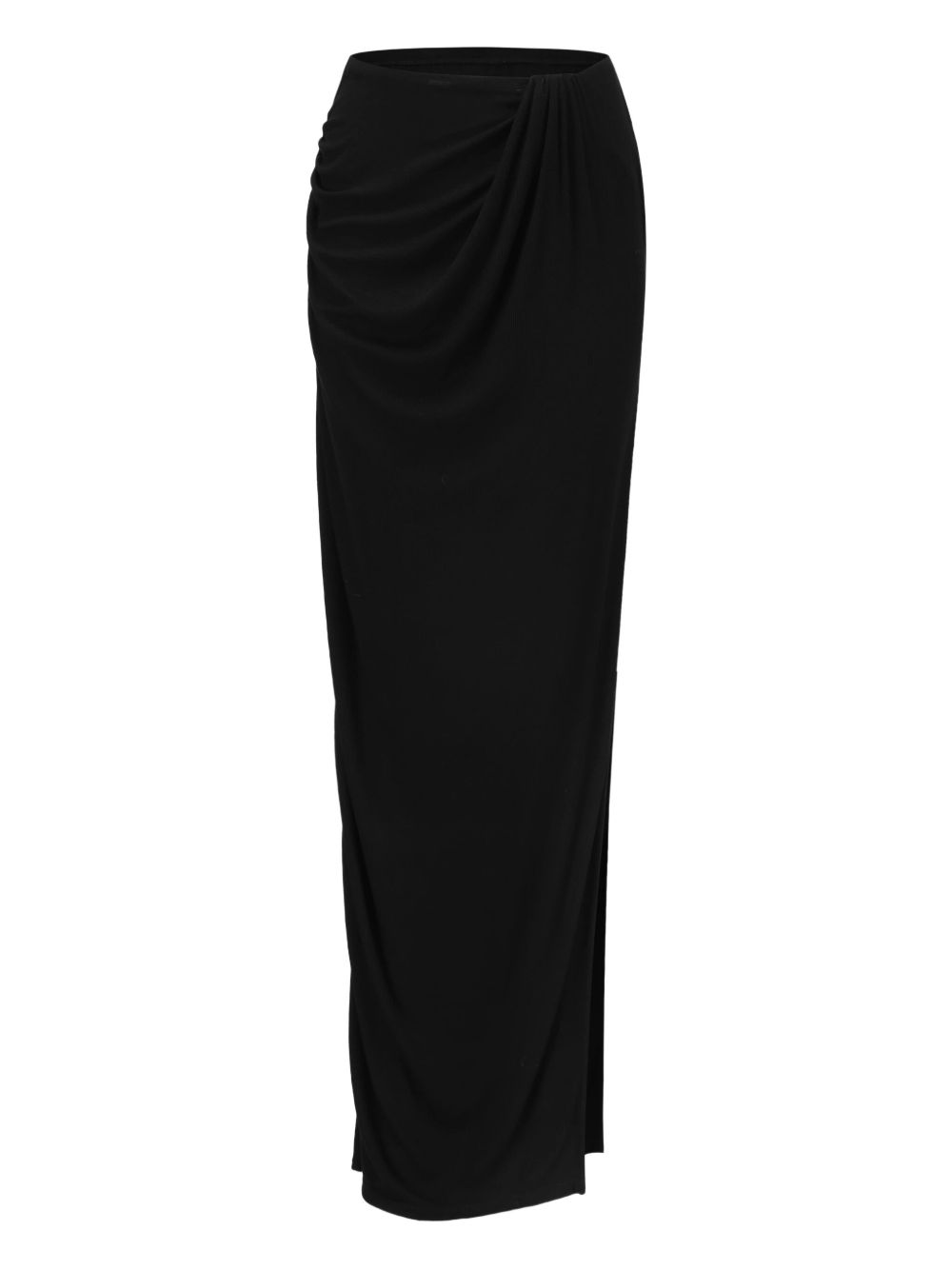 OUDE WAAG draped maxi skirt - Black