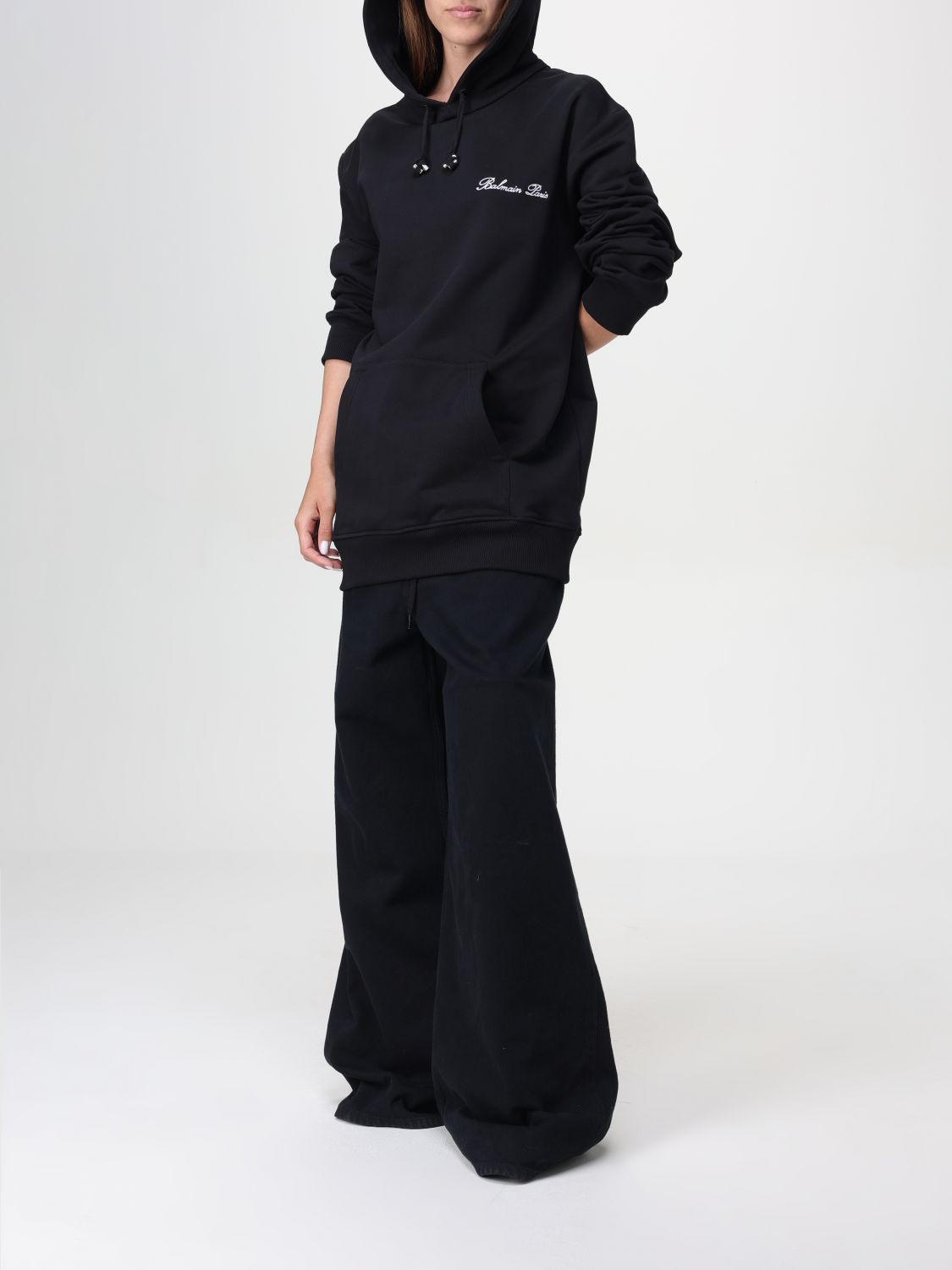Sweatshirt Woman color Black