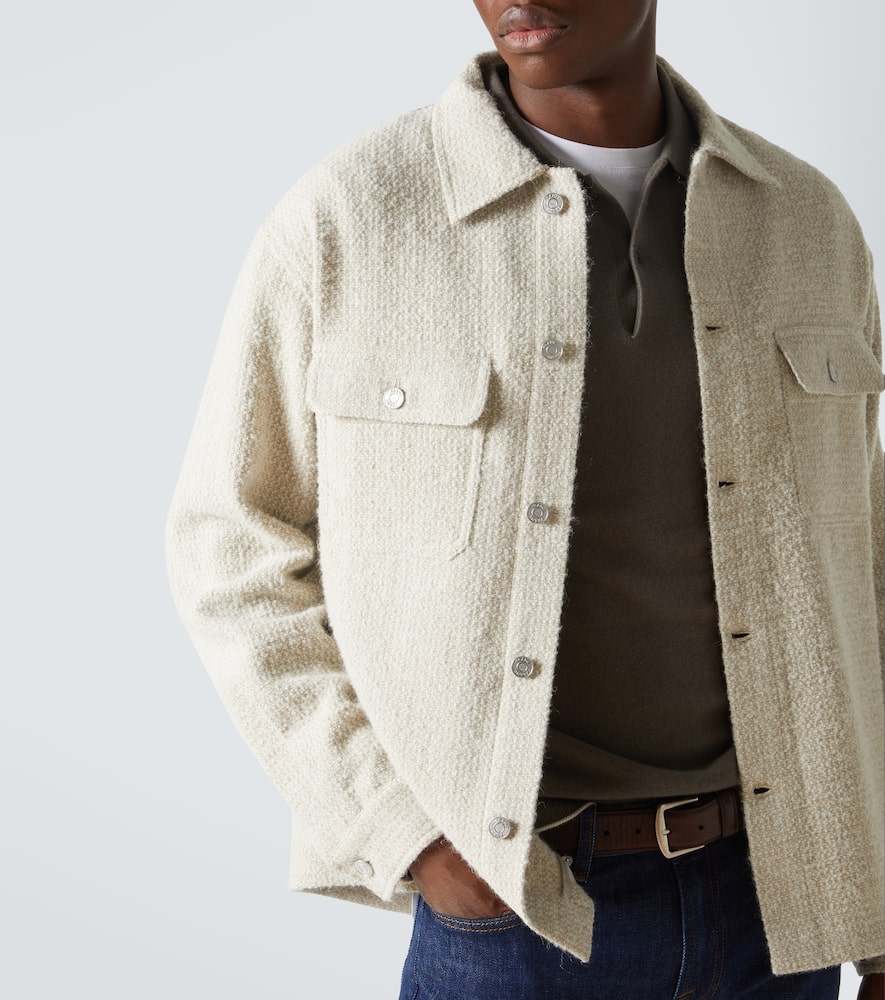 Tweed overshirt