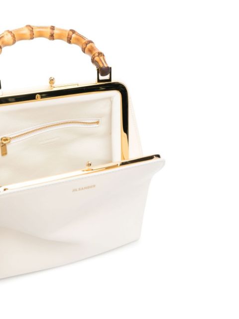 Goji bamboo-handle tote bag