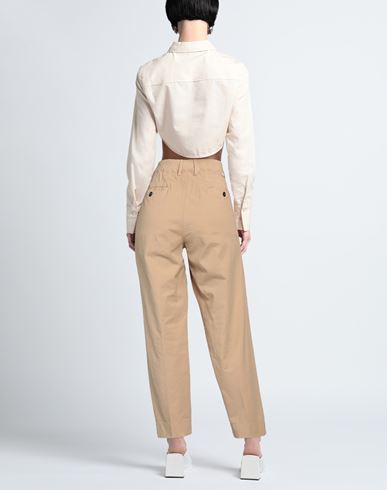 True Nyc Woman Pants Beige Size 28 Cotton, Elastane
