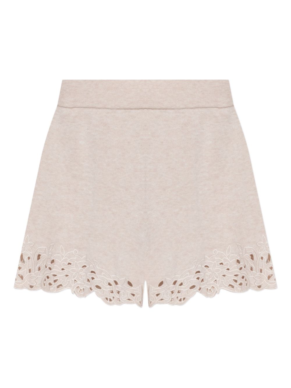 Shani lace-trimmed shorts - CLO CLOUD