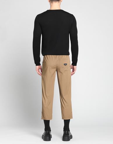 Man Pants Taupe Size L Cotton, Polyamide, Elastane