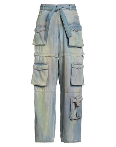 Denim Woman Jeans Blue Size 28 Cotton