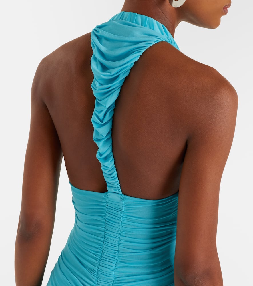 Orion ruched jersey maxi dress