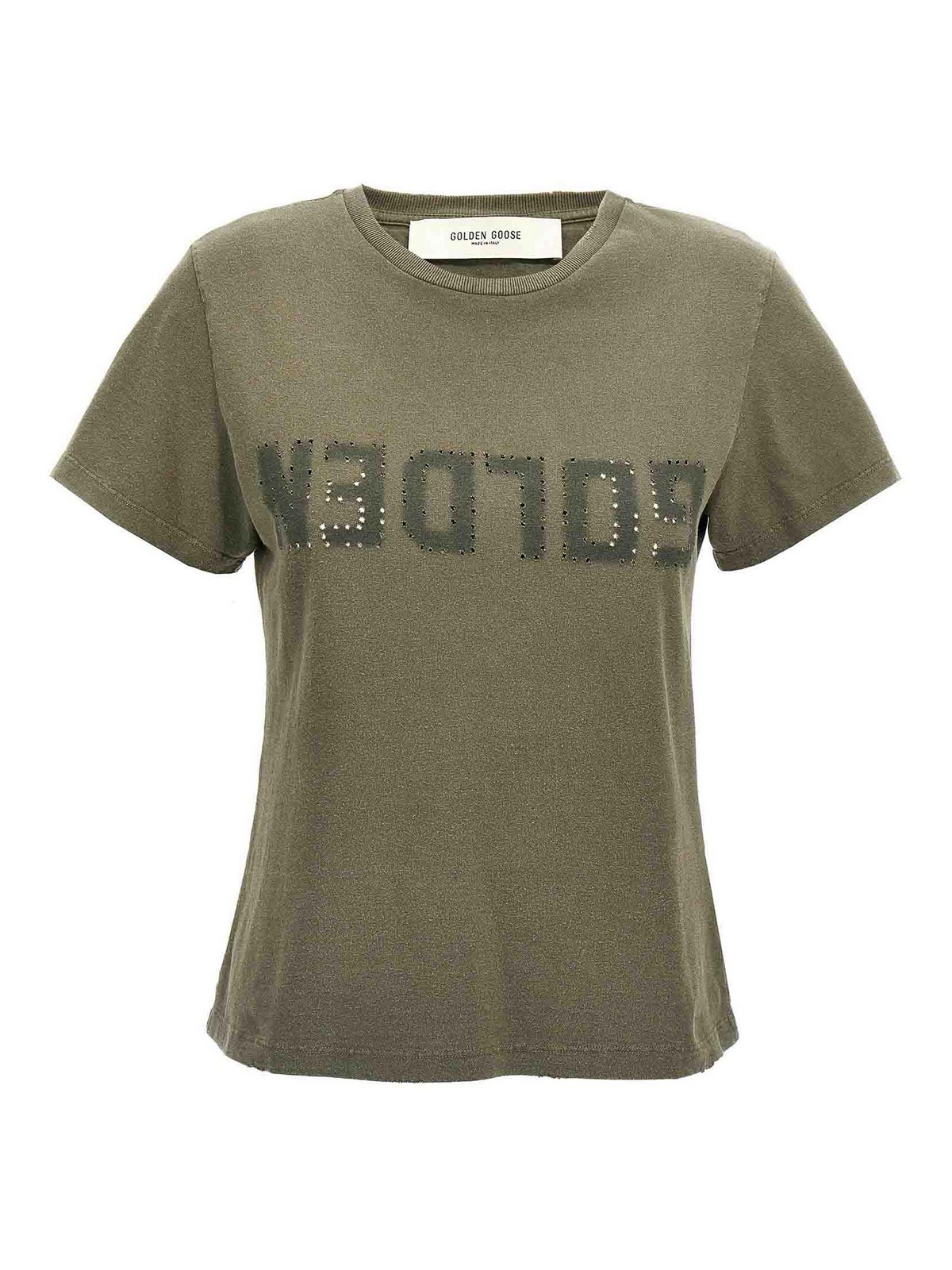 Army Green Cotton Doris T-shirt