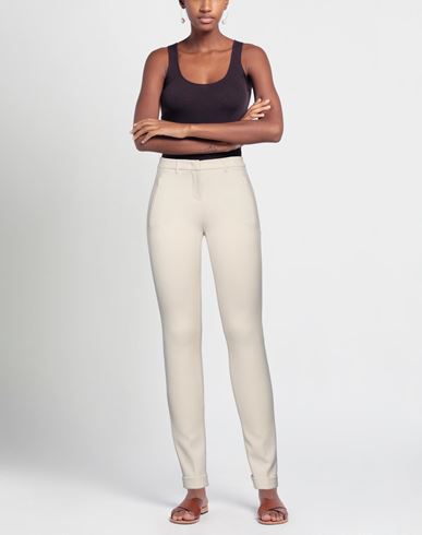 Seductive Woman Pants Cream Size 6 Polyester, Viscose, Cotton, Elastane