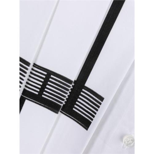 Pleated panel shirt-dress