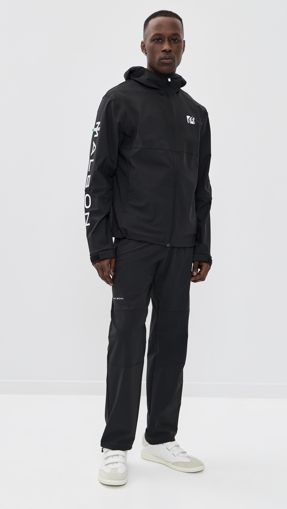 Performance Full Zip Shell Jacket Black