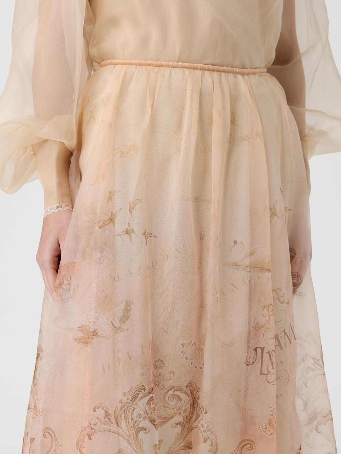 Skirt Woman color Beige