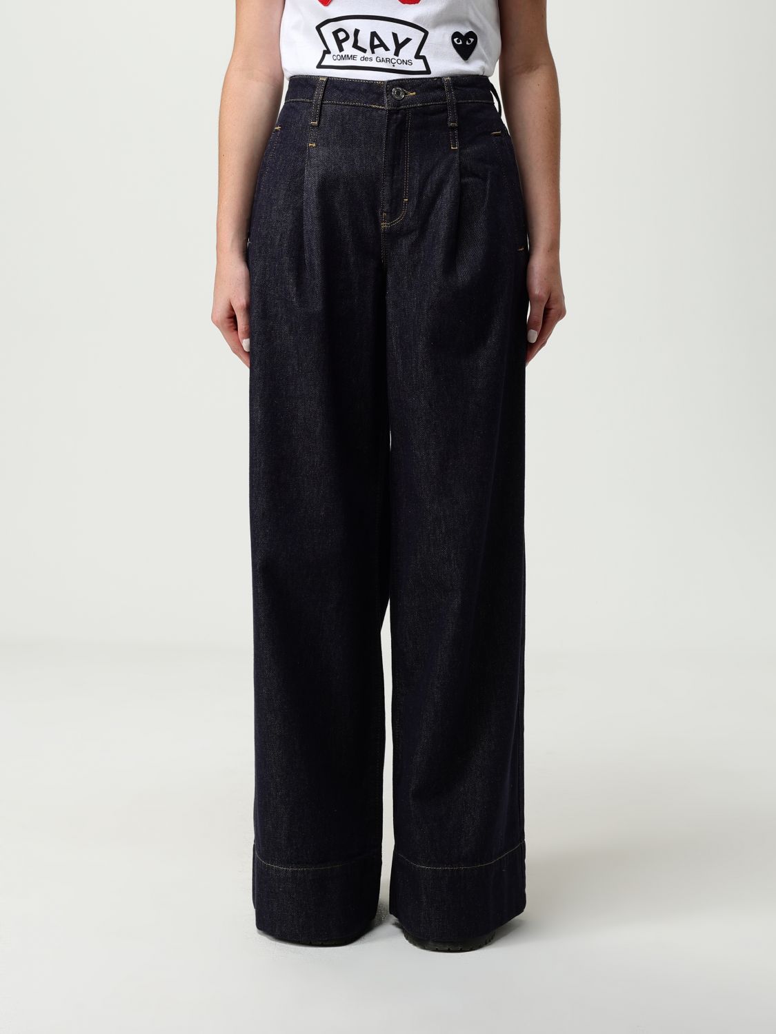 Jeans Woman color Denim