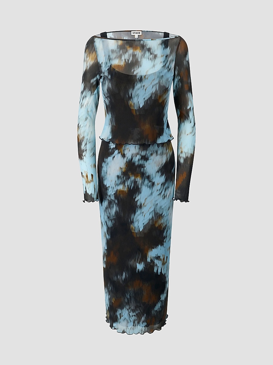 Women's Zella Abstract Maxi Dress - Night Spark