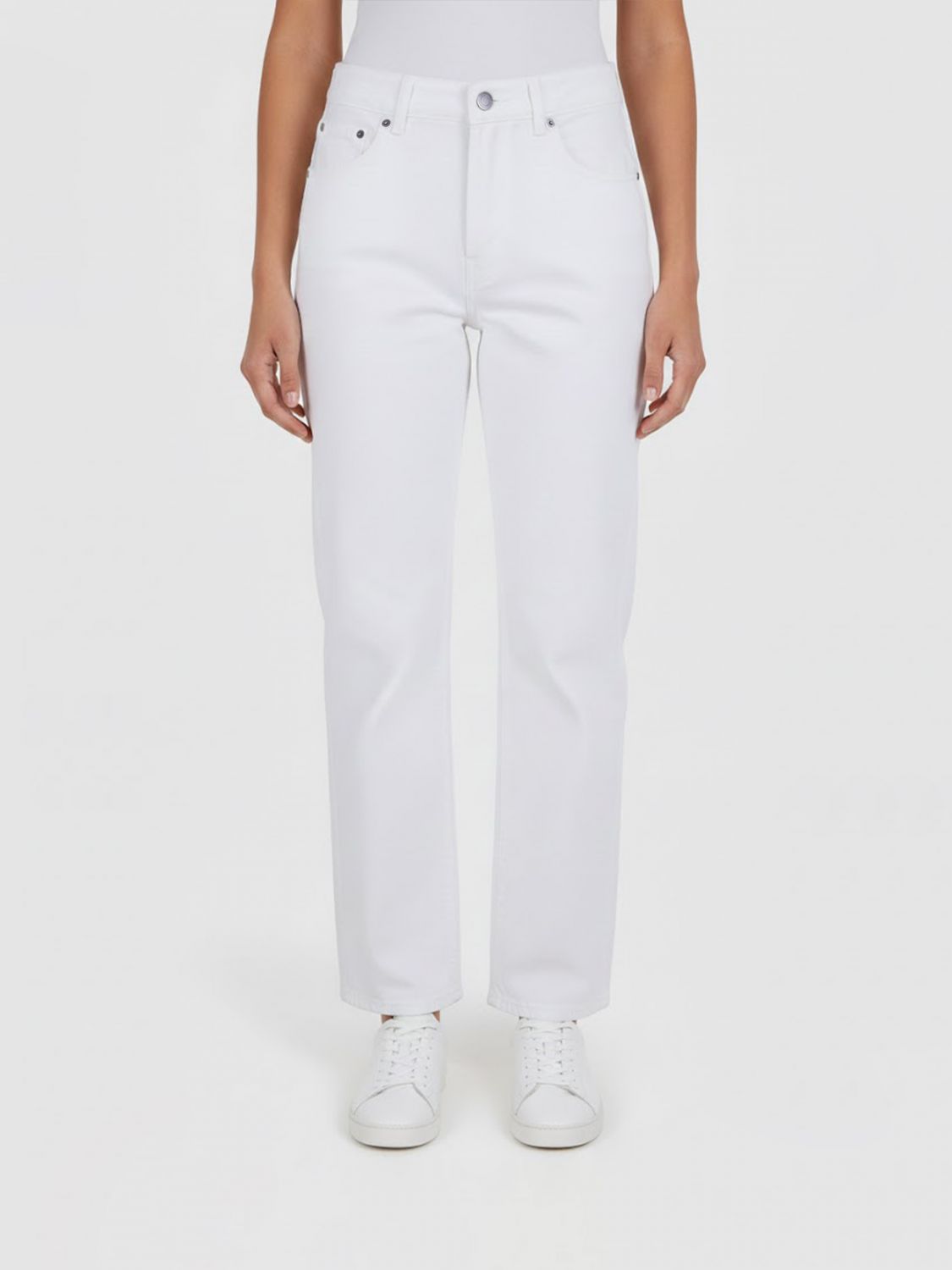 Jeans Woman color White