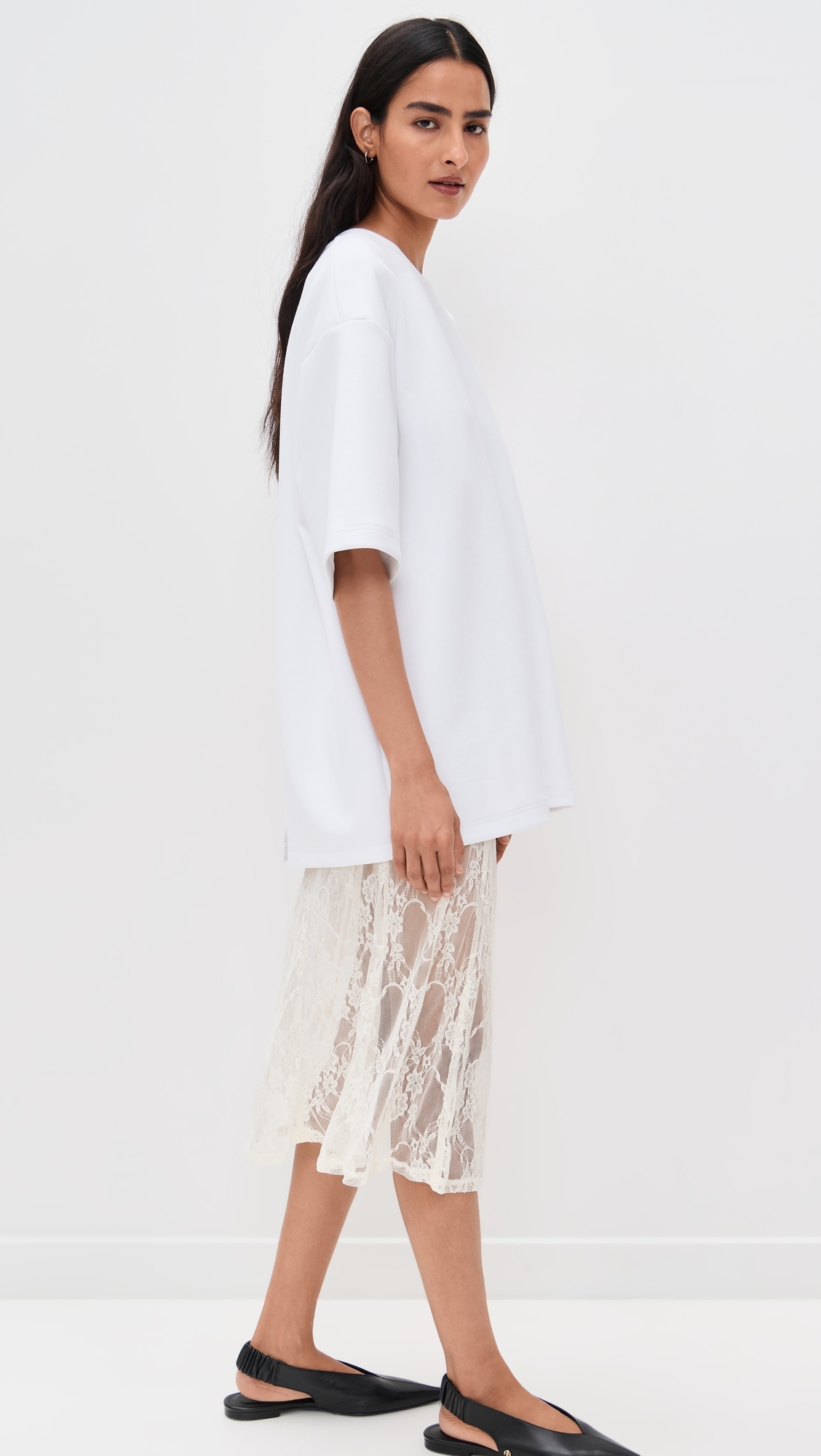 TG Bow Tee White One Size