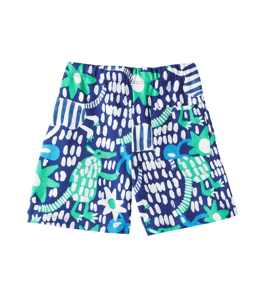 Fábula Printed cotton-blend Bermuda shorts