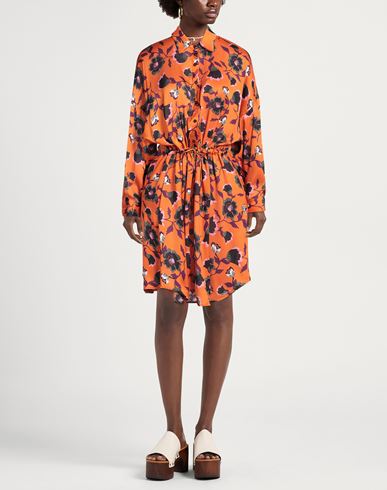 Replay Woman Mini dress Orange Size S Polyester