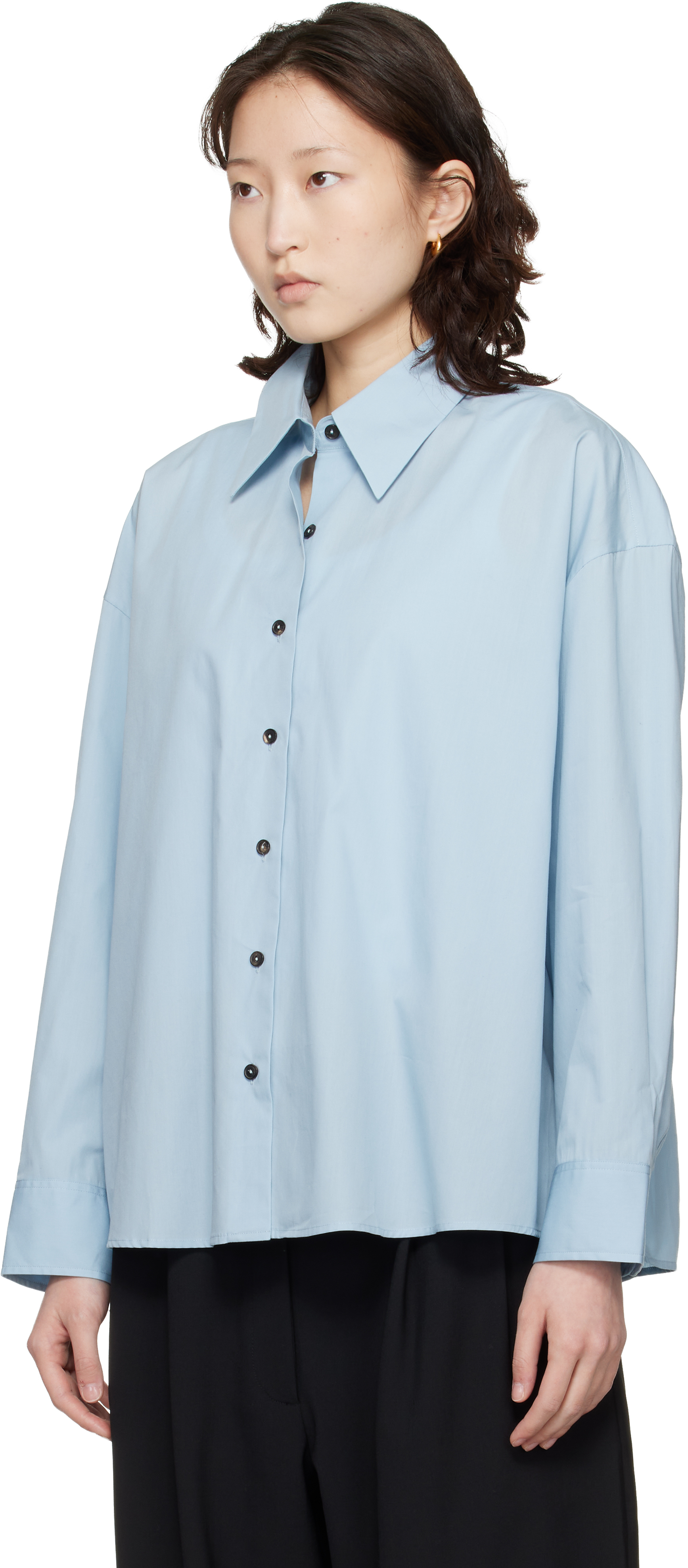 Blue Oversized Shirt