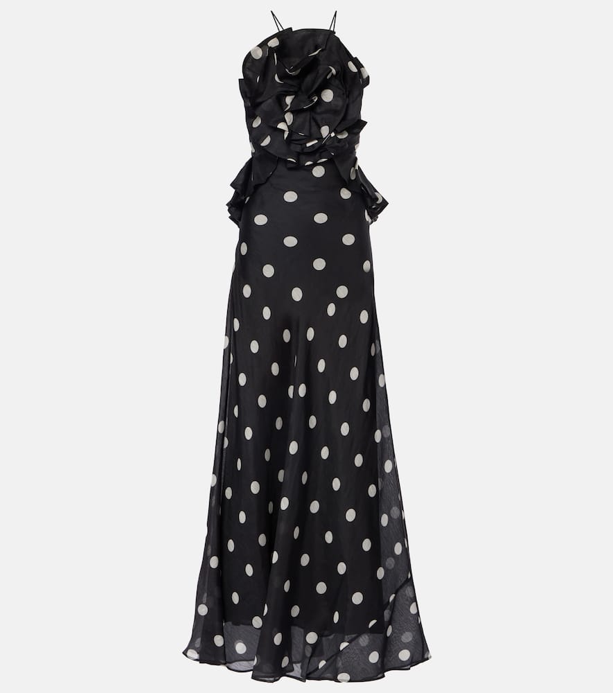 Robe Crush aus Leinen und Seide