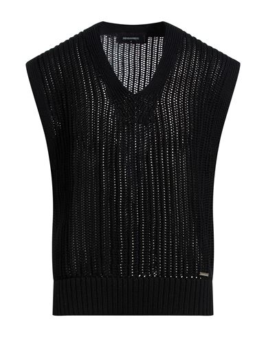 Man Sweater Black Size XS Cotton
