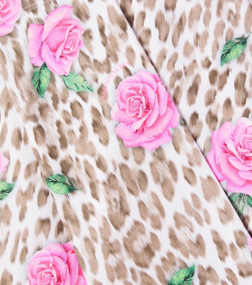 Printed jersey leggings