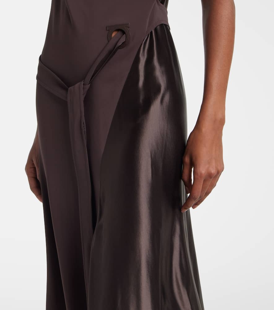 Asymmetric gown