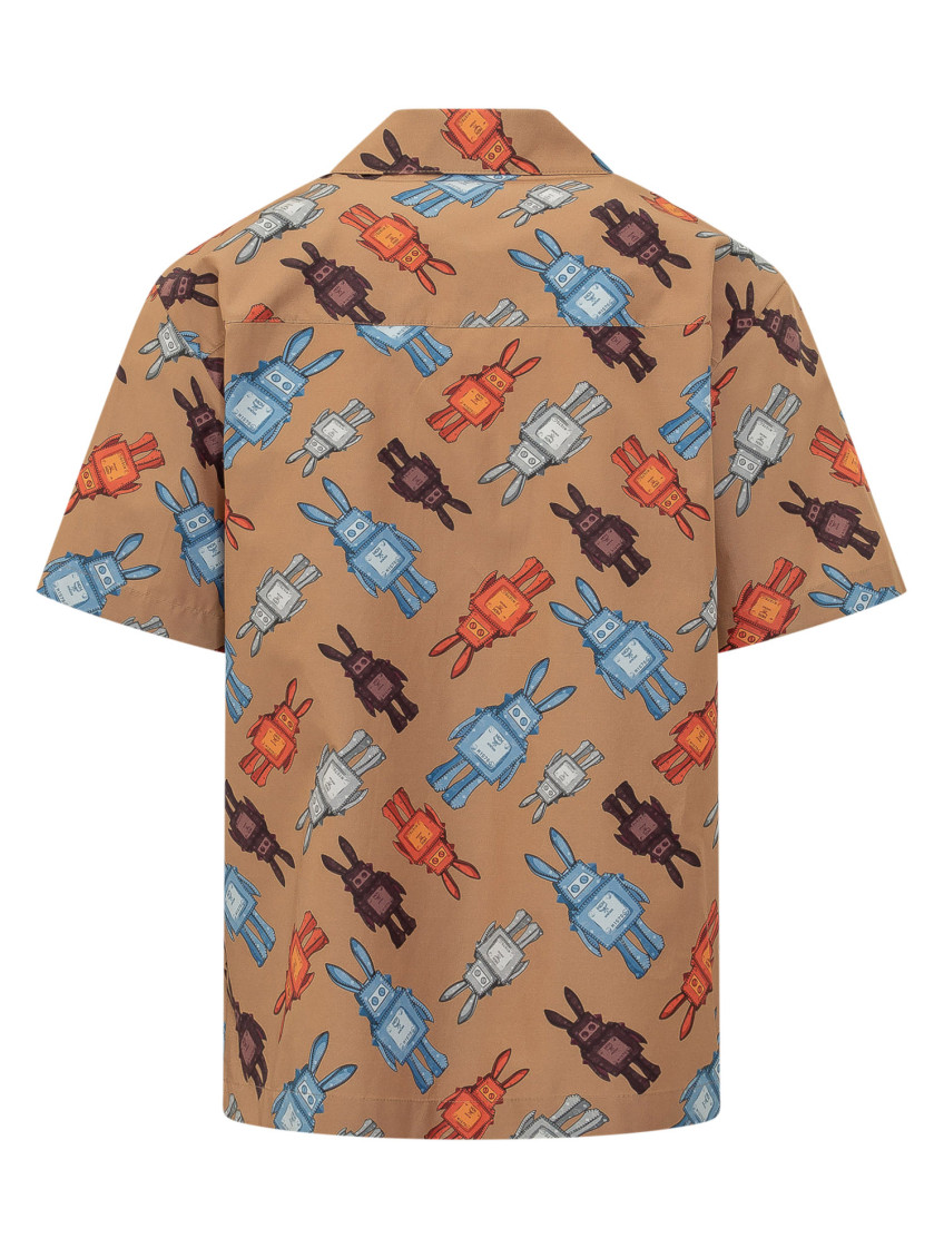 Brown Regular Printed Shirt