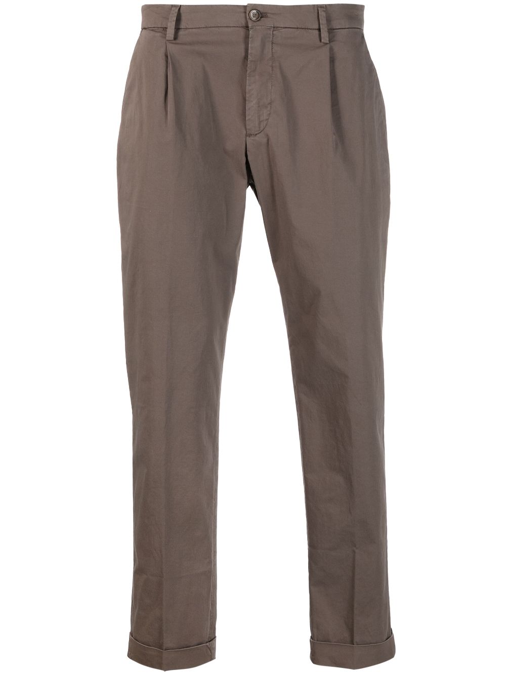 Pleated tailored trousers - Neutrals