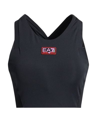 Woman Top Black Size S Polyester, Elastane