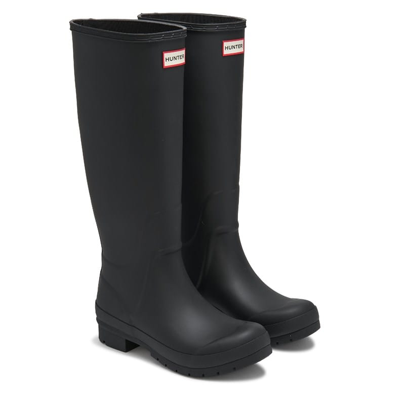Women's Lily Tall Waterproof Rain Boots (Black)