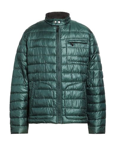 Man Puffer Emerald green Size 40 Polyamide
