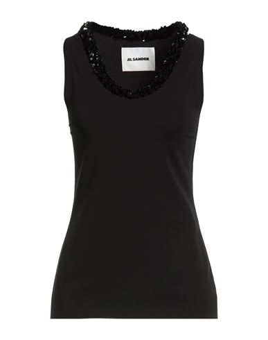 Woman Top Black Size 2 Viscose, Polyester, Elastane
