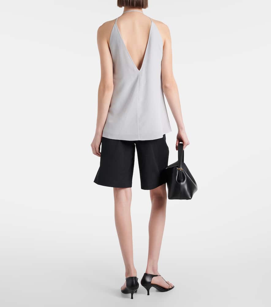 Toteme Halterneck silk crêpe de chine maxi dress