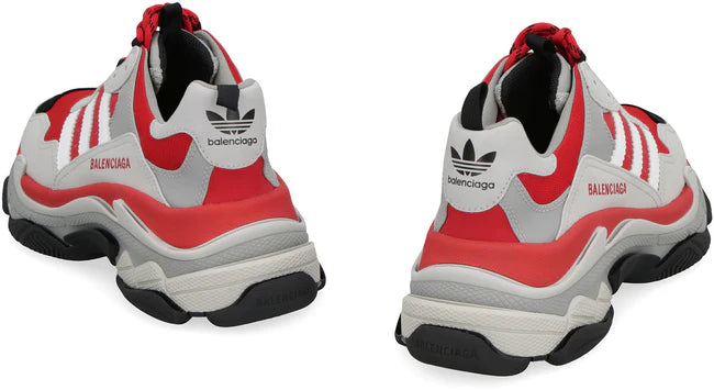 X adidas Triple S Sneakers 'White Grey Red'