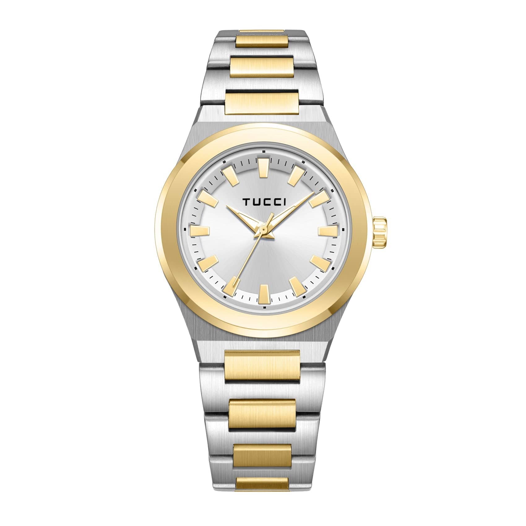 Italy Bicolore Unisex Stainless Steel Wrist Watch