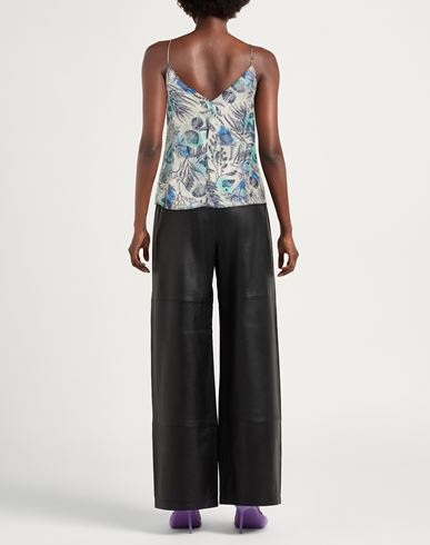 Woman Top Light grey Size 10 Silk