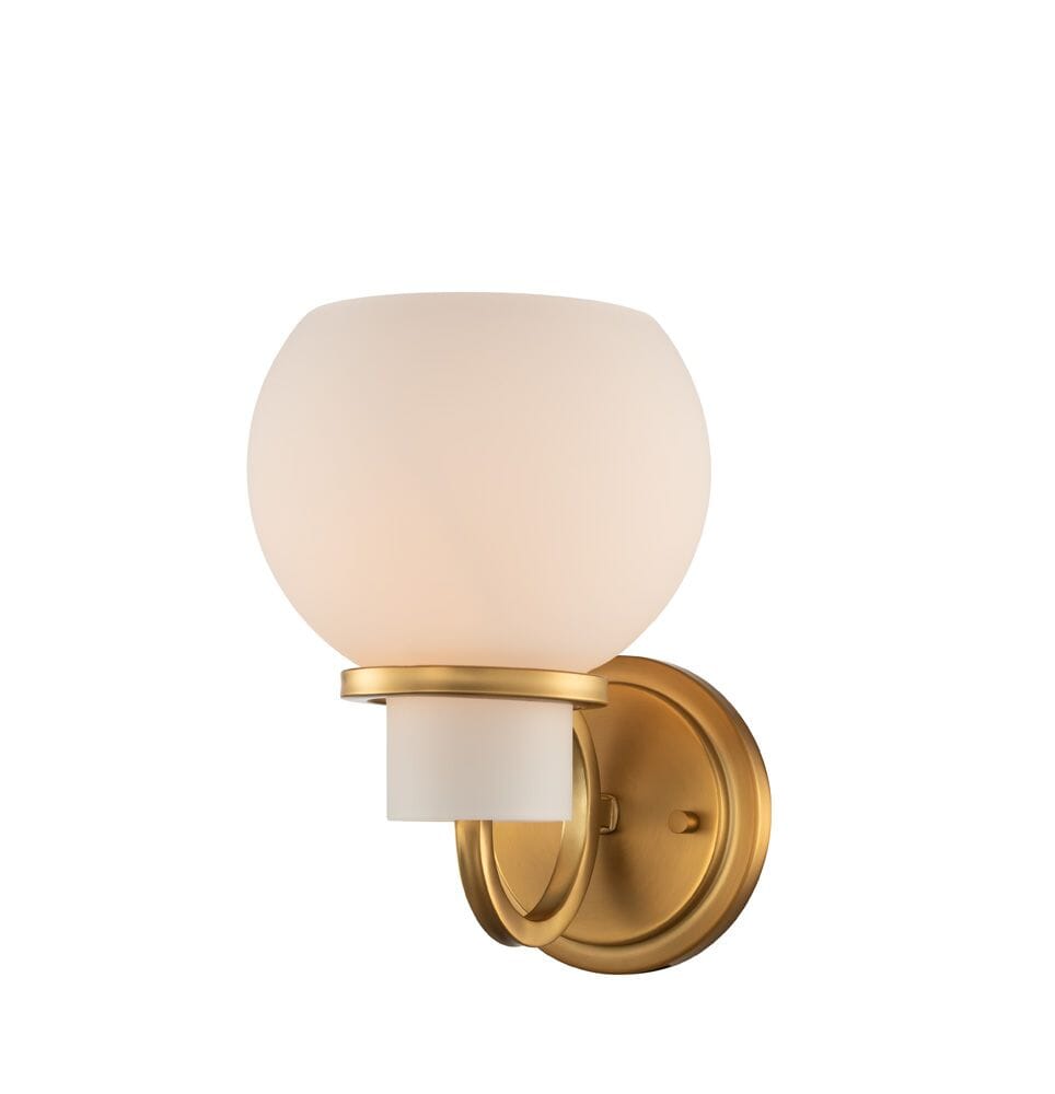 Kalco Ascher Wall Sconce in Winter Brass - 513021WB