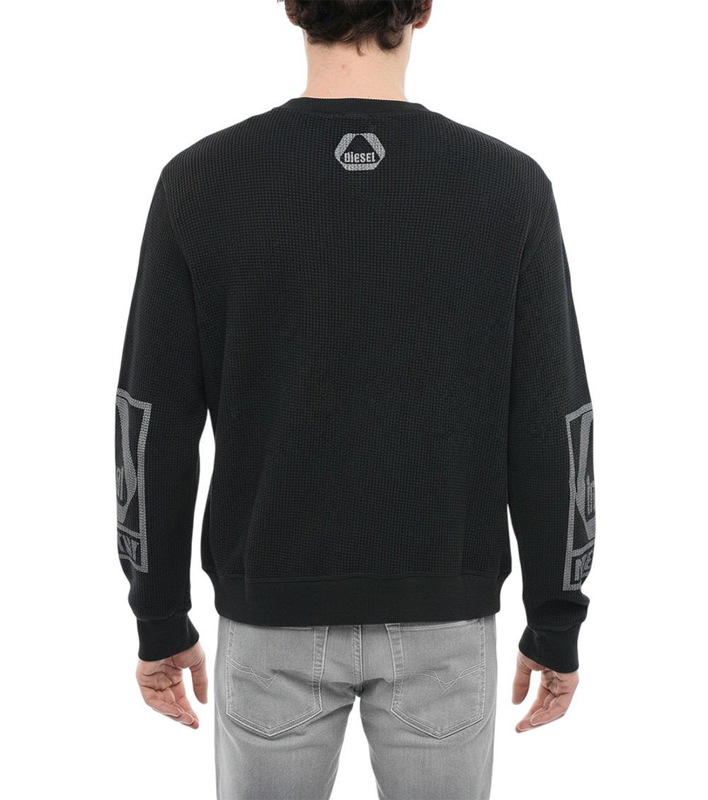 Black Crew Neck Sweatshirt