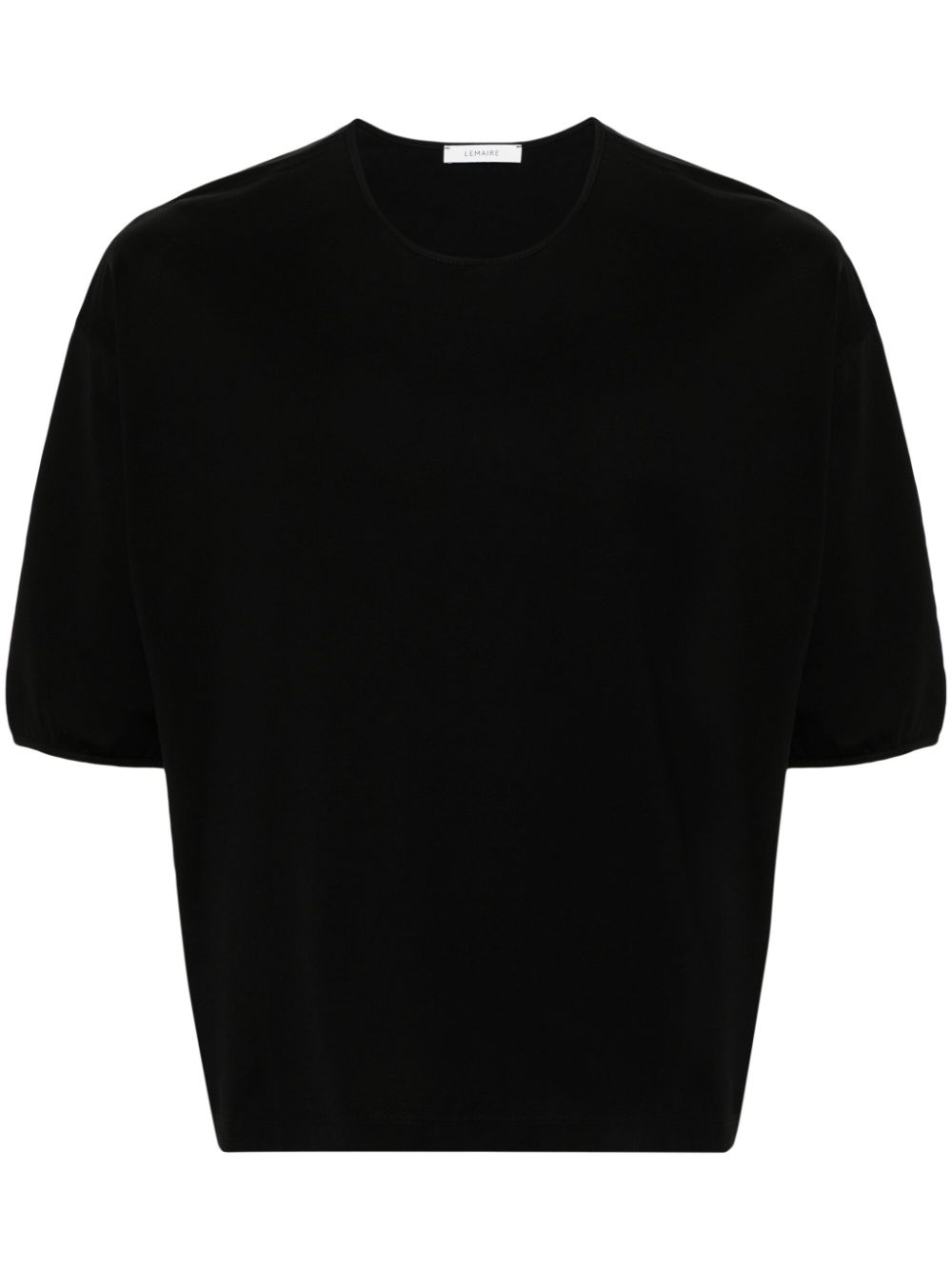 Mercerized cotton T-shirt - Black